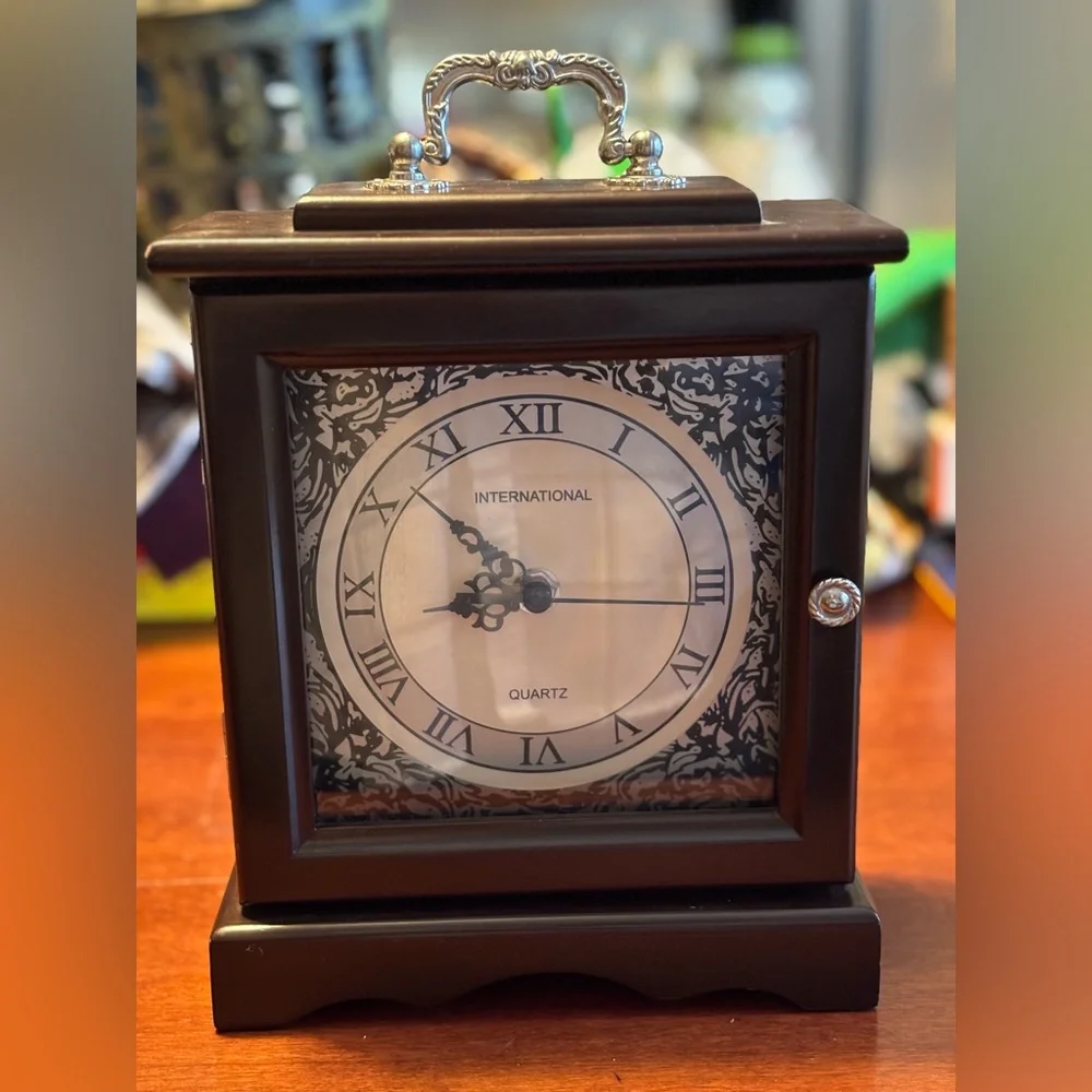International Silver Co. Mantle Clock Vintage